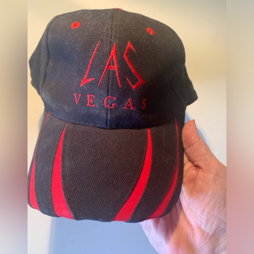 Las Vegas Black & Red Baseball Cap